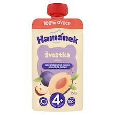 Hamánek Dojčenská výživa slivka a jablko 100 g