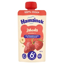 Hamánek Dojčenská výživa jahoda a jablko 100 g