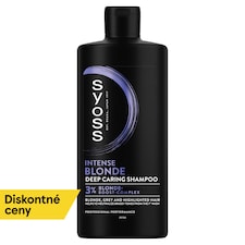 Syoss Intense Blond šampón pre blond, šedivé a melírované vlasy 440 ml