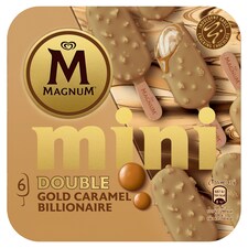 Magnum Mini Double Gold Billionaire zmrzlina 6 x 55 ml