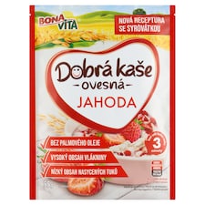 Bona Vita Dobrá kaše Ovsená kaša s jahodami 55 g