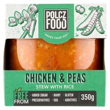Polcz Food Kura s hráškom a ryžou 350 g