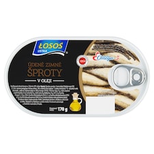 Łosoś Ustka Údené zimné šproty v oleji 170 g