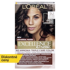 L'Oréal Paris Excellence Creme Universal Nudes permanentná farba na vlasy 5 U Svetlá hnedá