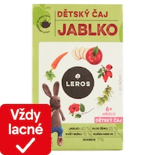 Leros Detský čaj jablko 20 x 2 g (40 g)