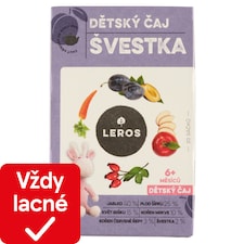 Leros Detský čaj slivka 20 x 2 g (40 g)