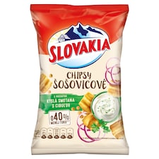 Slovakia Chipsy šošovicové s príchuťou kyslá smotana s cibuľou 65 g