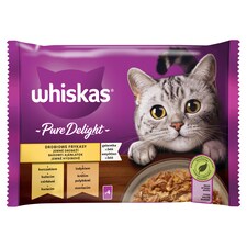 Whiskas Pure Delight jemné hydinové v želé 4 x 85 g (340 g)